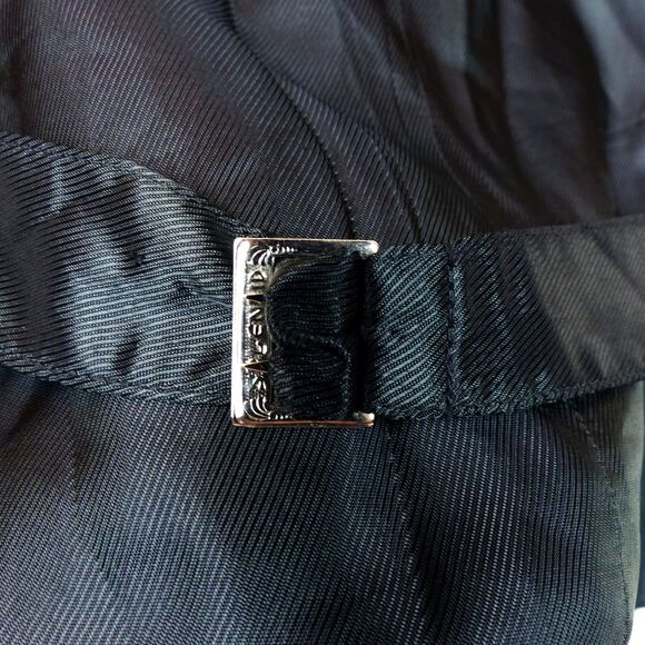 Pentagramma Vest Men 50 40 US Black White Pinstripe Button Front Waistcoat Italy - Picture 10 of 14